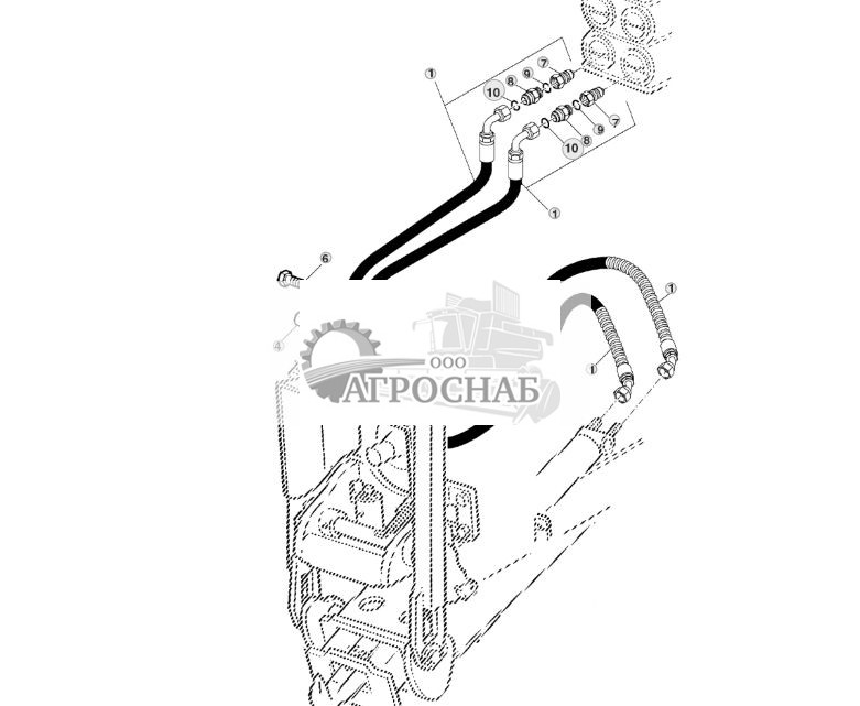 Автосцепка, гидравлические шланги - ST75374 737.jpg